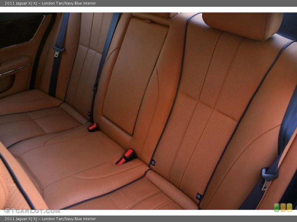 London Tan/Navy Blue Interior Photo for the 2011 Jaguar XJ XJ #39298641