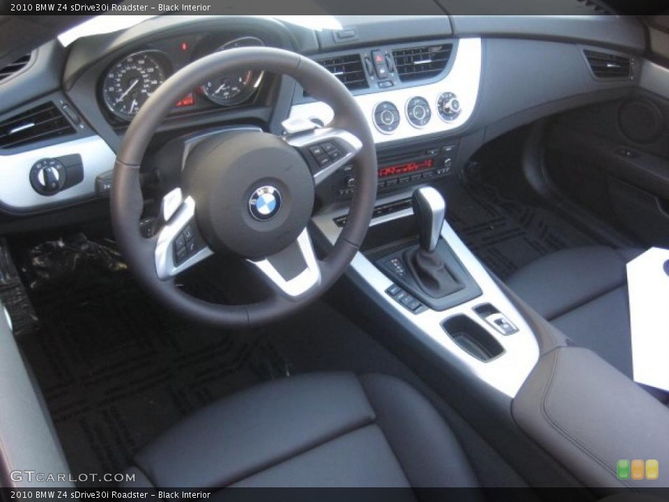 Black Interior Prime Interior for the 2010 BMW Z4 sDrive30i Roadster #39299093