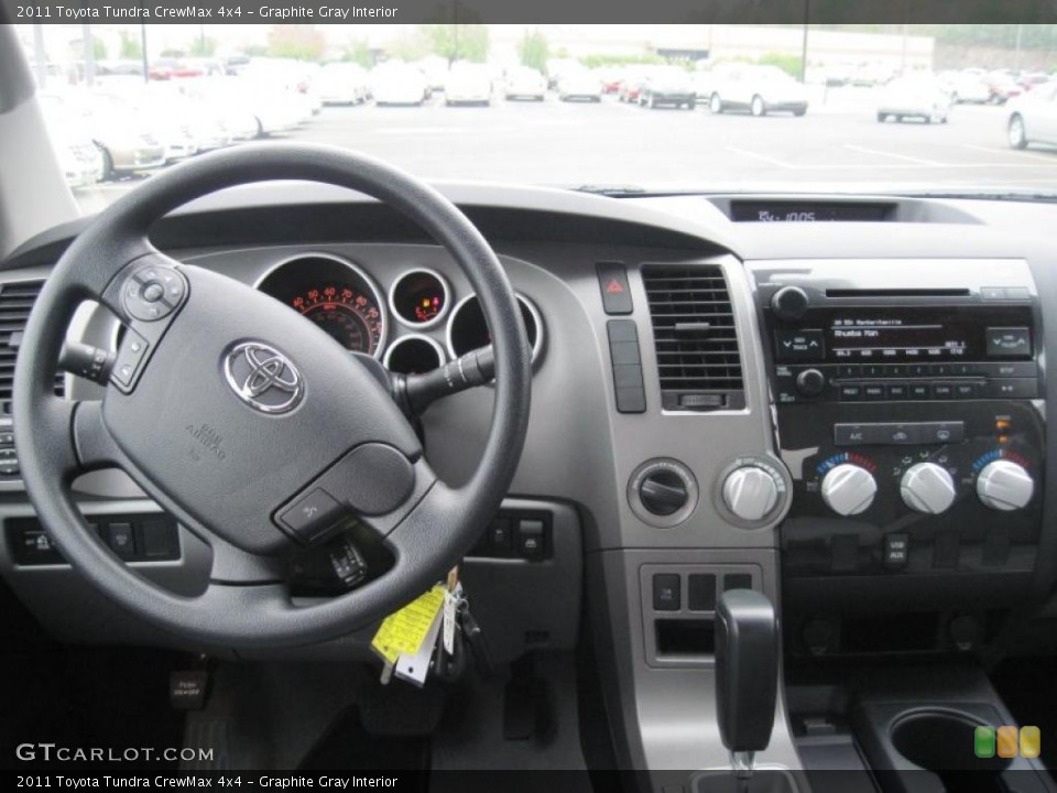 Graphite Gray Interior Dashboard for the 2011 Toyota Tundra CrewMax 4x4 #39299229