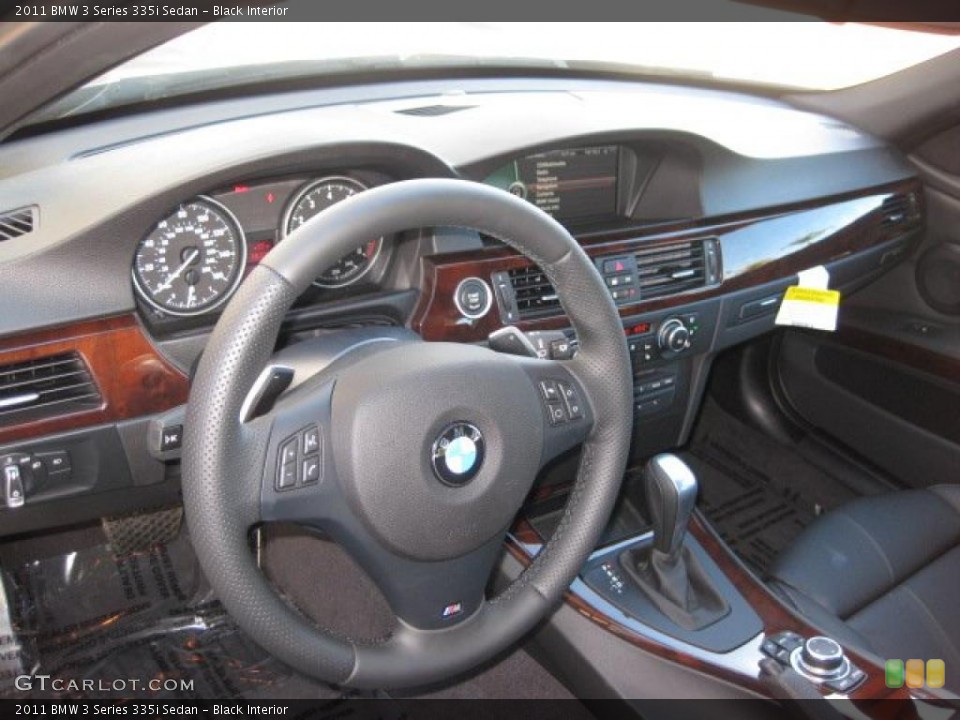 Black Interior Prime Interior for the 2011 BMW 3 Series 335i Sedan #39299505