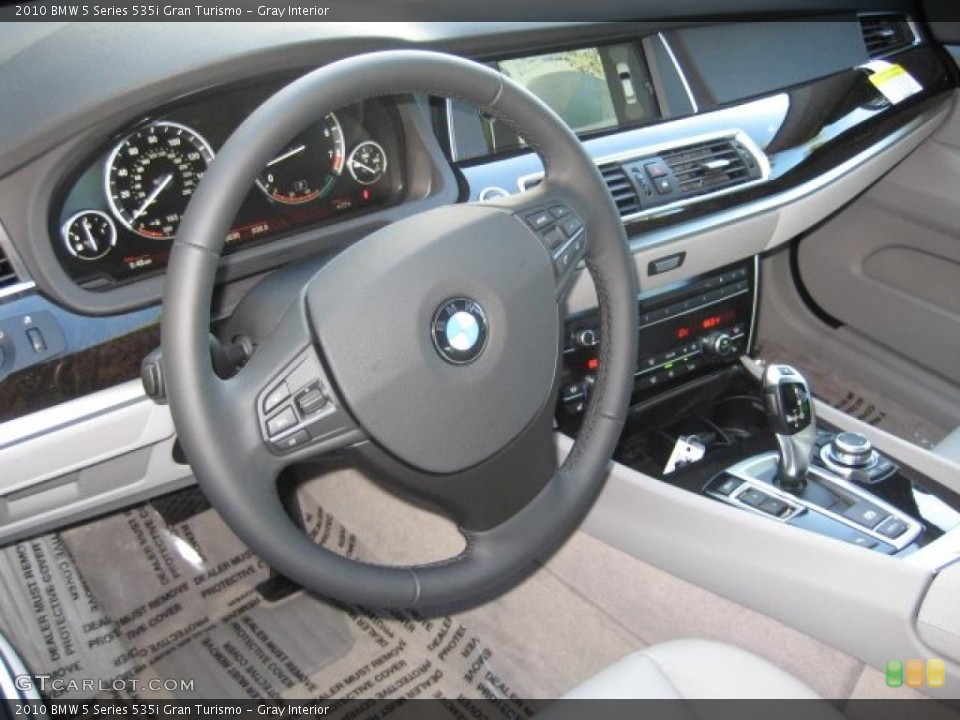 Gray Interior Prime Interior for the 2010 BMW 5 Series 535i Gran Turismo #39299565