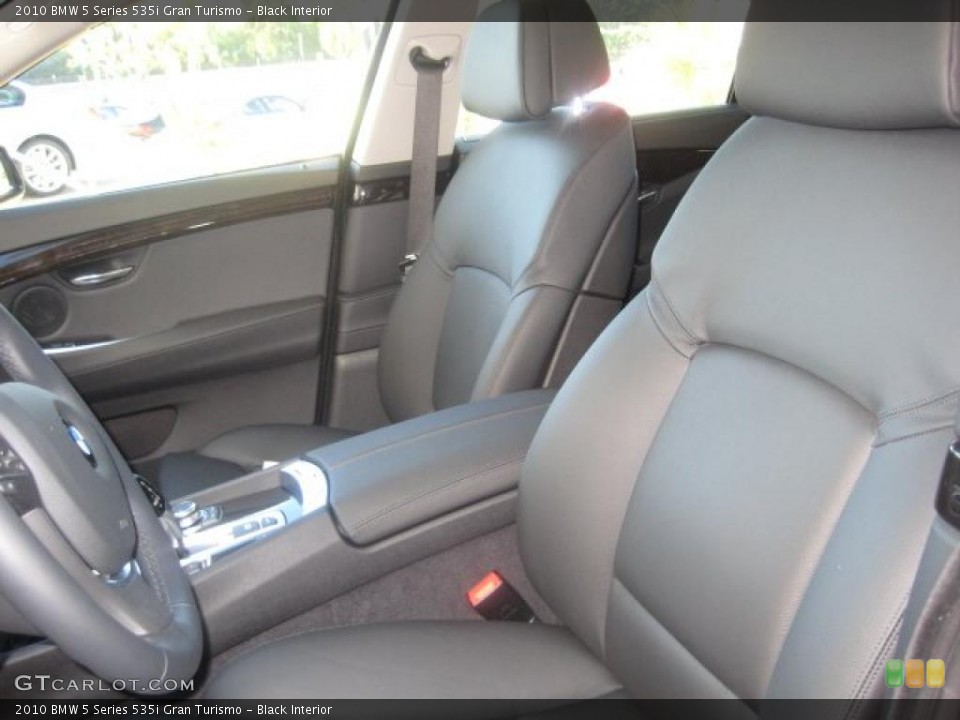 Black Interior Photo for the 2010 BMW 5 Series 535i Gran Turismo #39299657