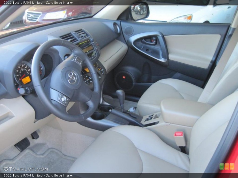 Sand Beige Interior Prime Interior for the 2011 Toyota RAV4 Limited #39300245