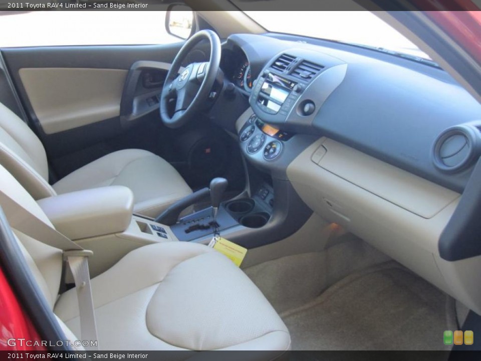 Sand Beige Interior Dashboard for the 2011 Toyota RAV4 Limited #39300333