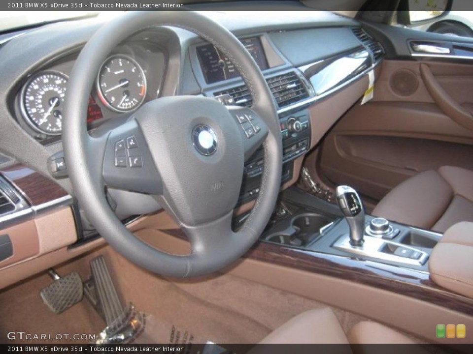 Tobacco Nevada Leather Interior Prime Interior for the 2011 BMW X5 xDrive 35d #39300741
