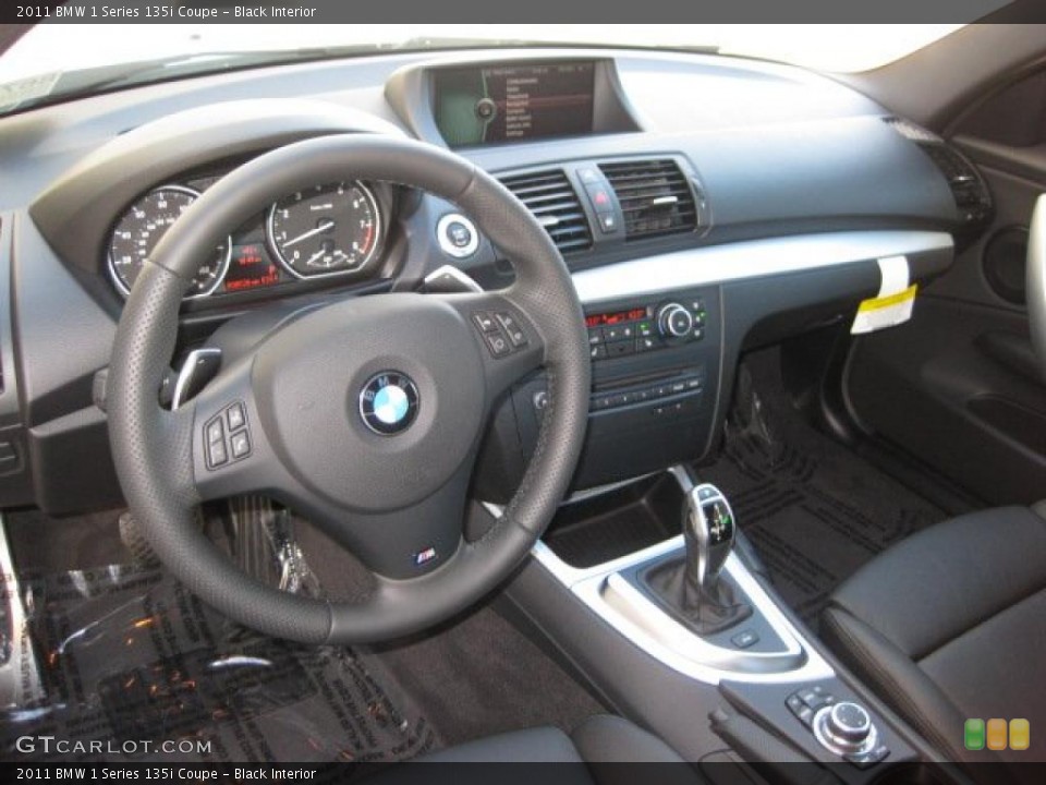 Black Interior Prime Interior for the 2011 BMW 1 Series 135i Coupe #39301017