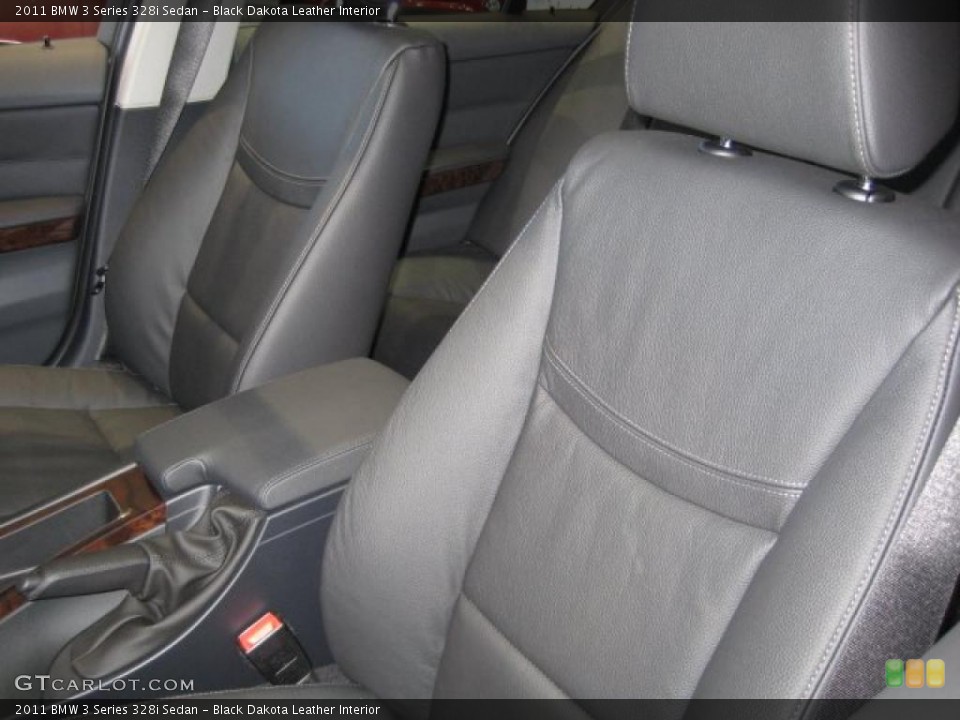 Black Dakota Leather Interior Photo for the 2011 BMW 3 Series 328i Sedan #39301401