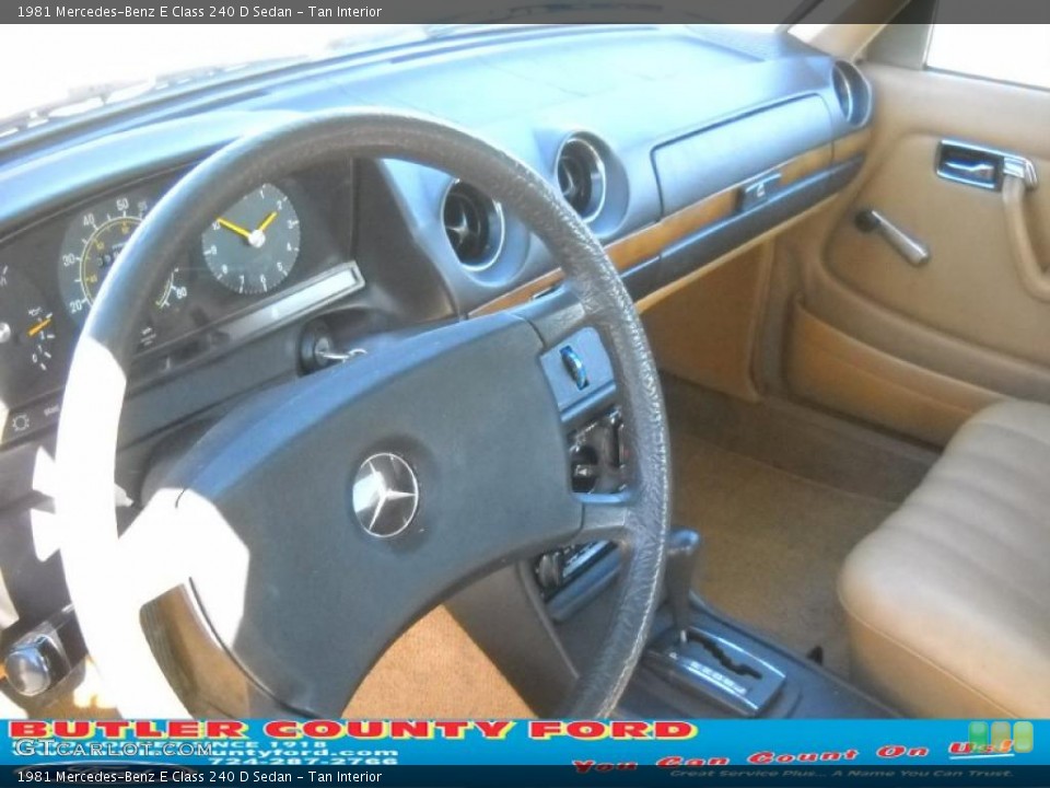 Tan Interior Dashboard for the 1981 Mercedes-Benz E Class 240 D Sedan #39301493
