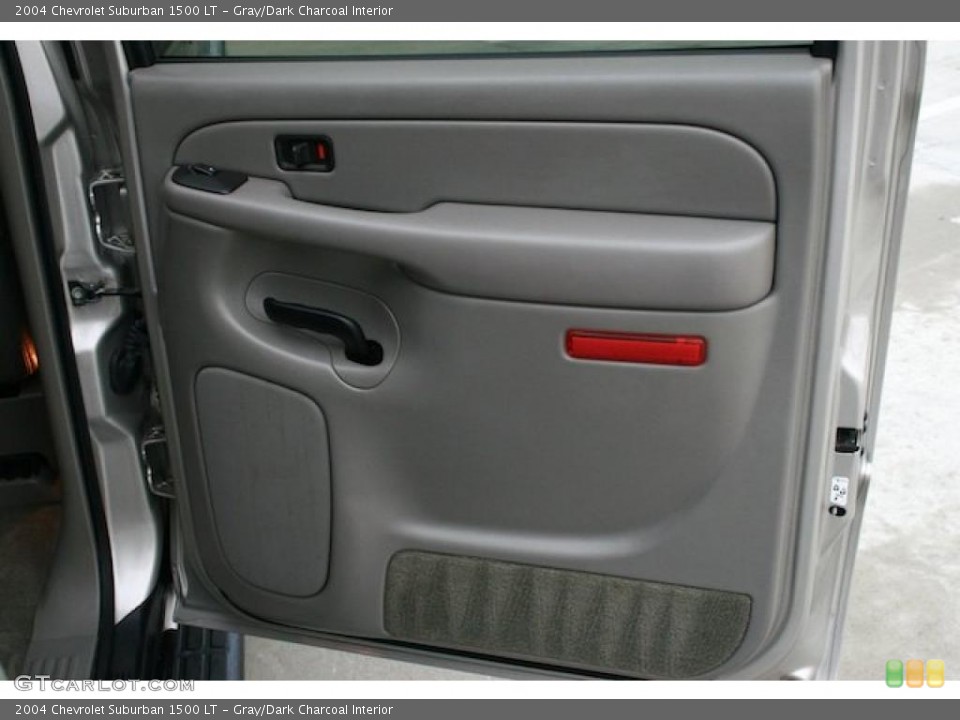 Gray/Dark Charcoal Interior Door Panel for the 2004 Chevrolet Suburban 1500 LT #39301741
