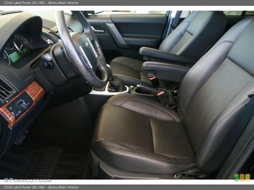 Ebony Black Interior Photo for the 2009 Land Rover LR2 HSE #39301889