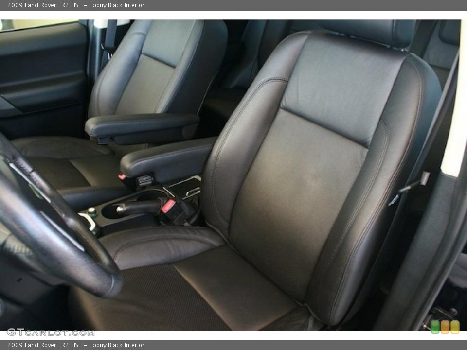 Ebony Black Interior Photo for the 2009 Land Rover LR2 HSE #39302149