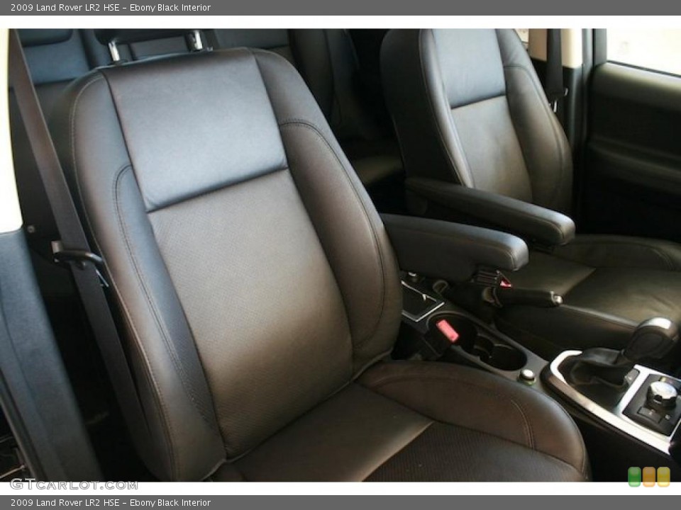 Ebony Black Interior Photo for the 2009 Land Rover LR2 HSE #39302349