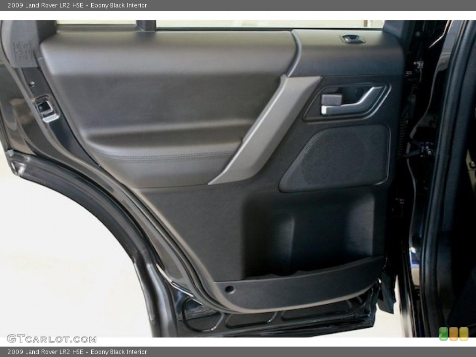 Ebony Black Interior Door Panel for the 2009 Land Rover LR2 HSE #39302429