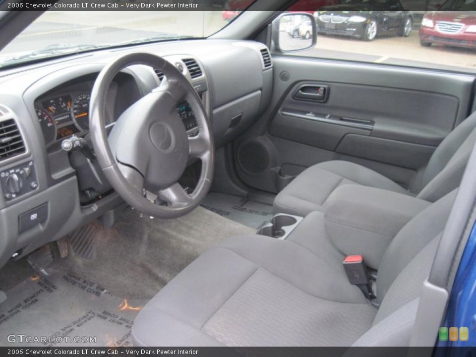 Very Dark Pewter Interior Prime Interior for the 2006 Chevrolet Colorado LT Crew Cab #39302981