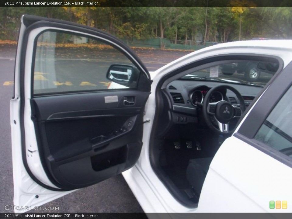 Black Interior Door Panel for the 2011 Mitsubishi Lancer Evolution GSR #39304597