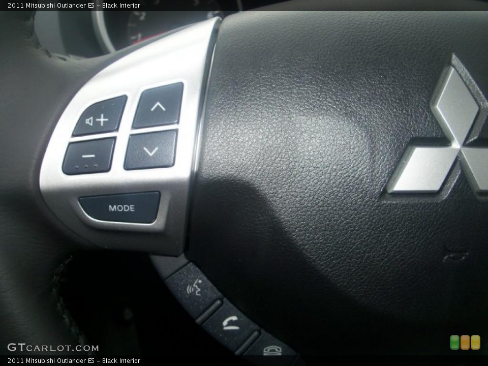 Black Interior Controls for the 2011 Mitsubishi Outlander ES #39304849