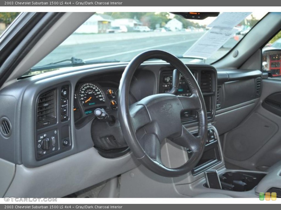 Gray/Dark Charcoal Interior Dashboard for the 2003 Chevrolet Suburban 1500 LS 4x4 #39305013