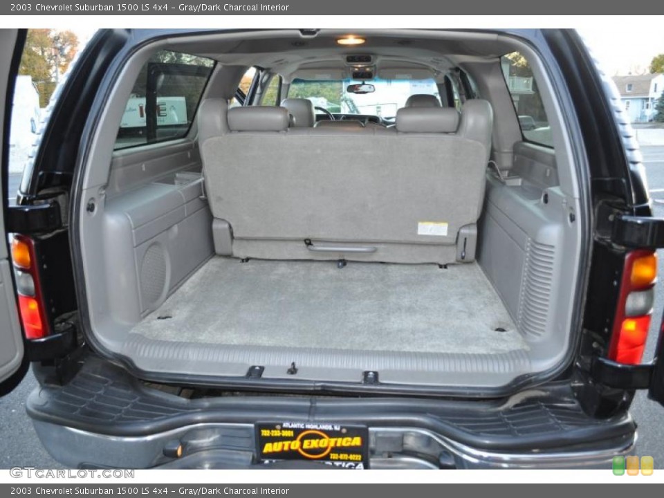 Gray/Dark Charcoal Interior Trunk for the 2003 Chevrolet Suburban 1500 LS 4x4 #39305053