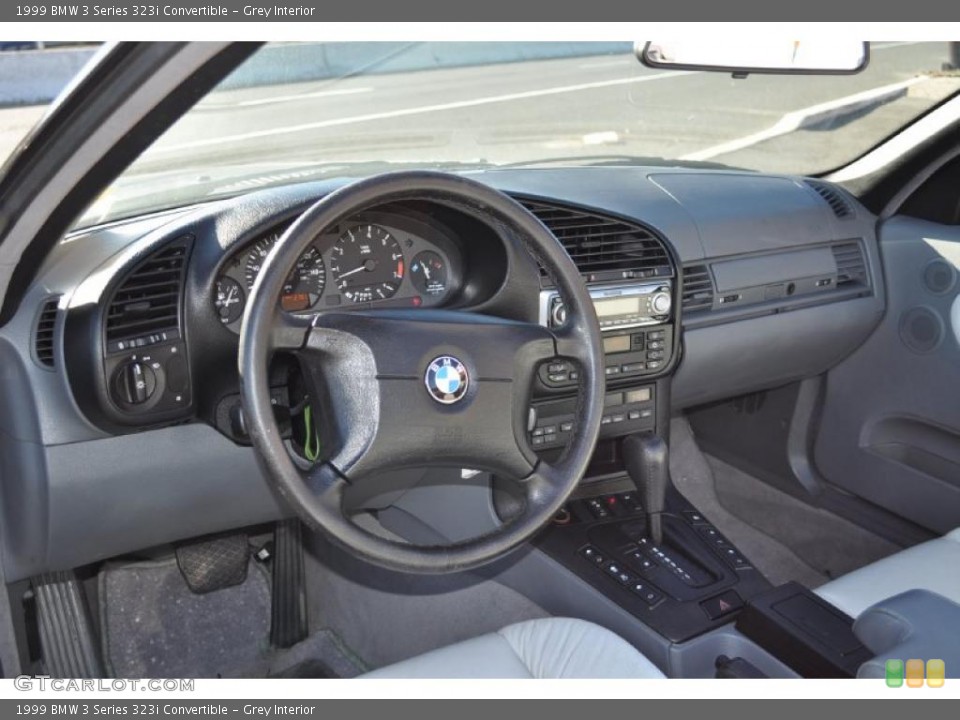 Grey Interior Prime Interior for the 1999 BMW 3 Series 323i Convertible #39305153
