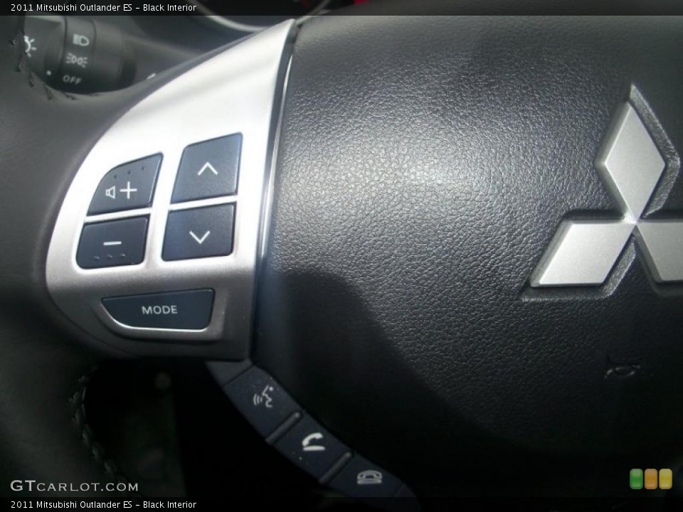 Black Interior Controls for the 2011 Mitsubishi Outlander ES #39305297