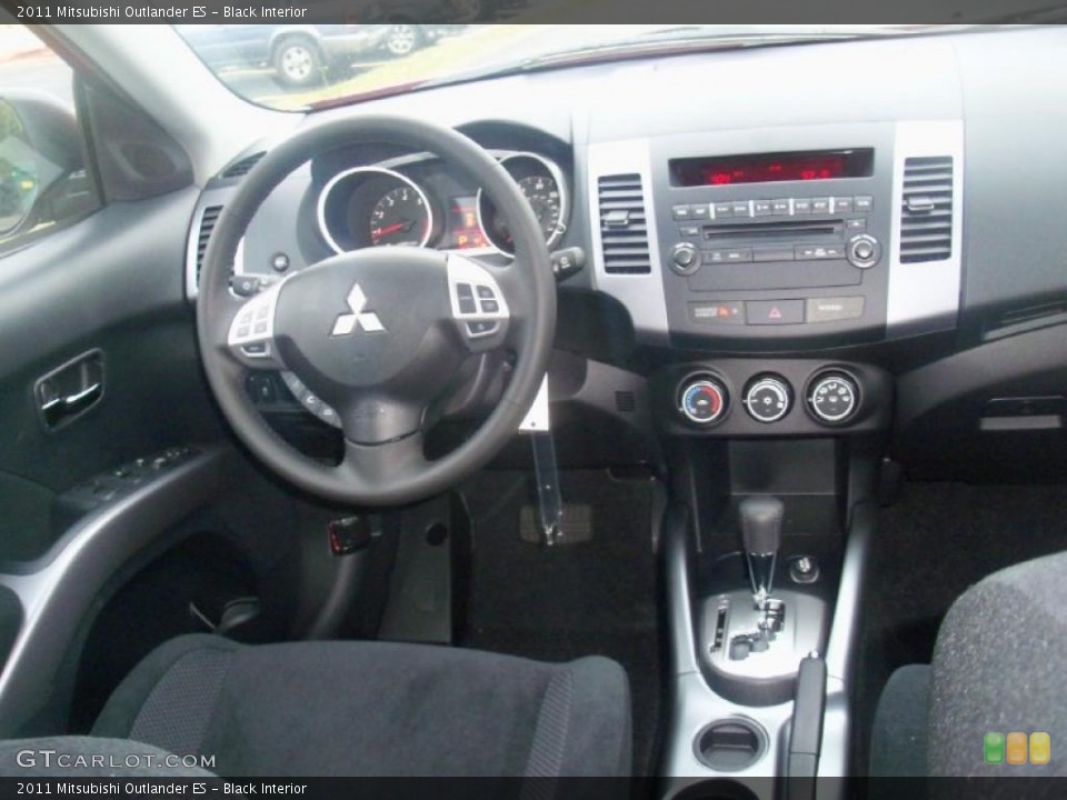 Black Interior Dashboard for the 2011 Mitsubishi Outlander ES #39305613