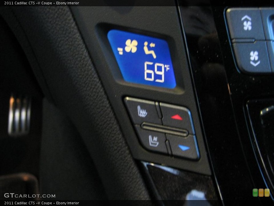 Ebony Interior Controls for the 2011 Cadillac CTS -V Coupe #39306249
