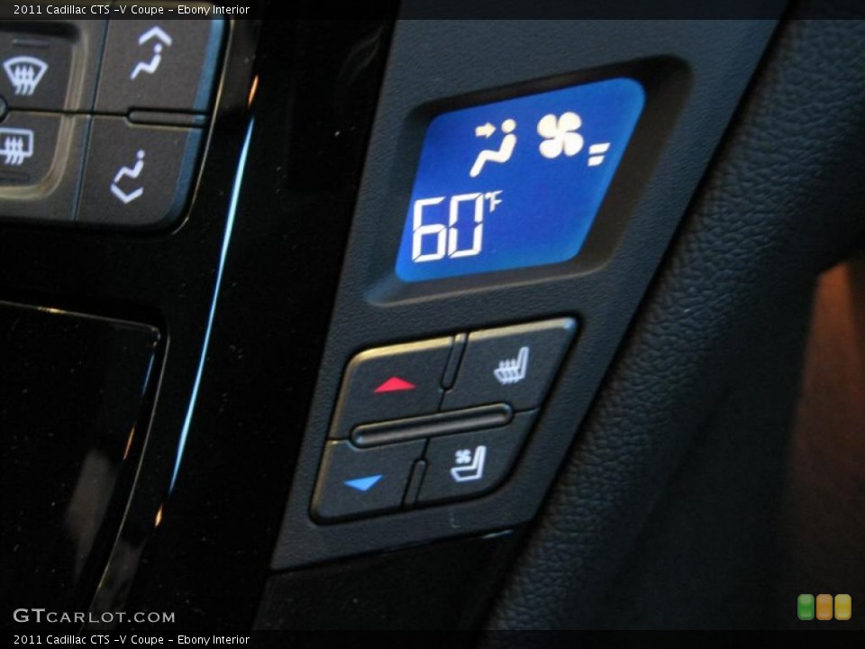Ebony Interior Controls for the 2011 Cadillac CTS -V Coupe #39306265