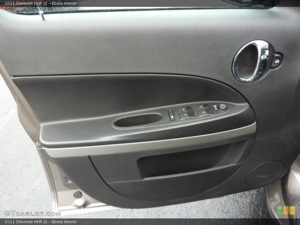 Ebony Interior Door Panel for the 2011 Chevrolet HHR LS #39306769