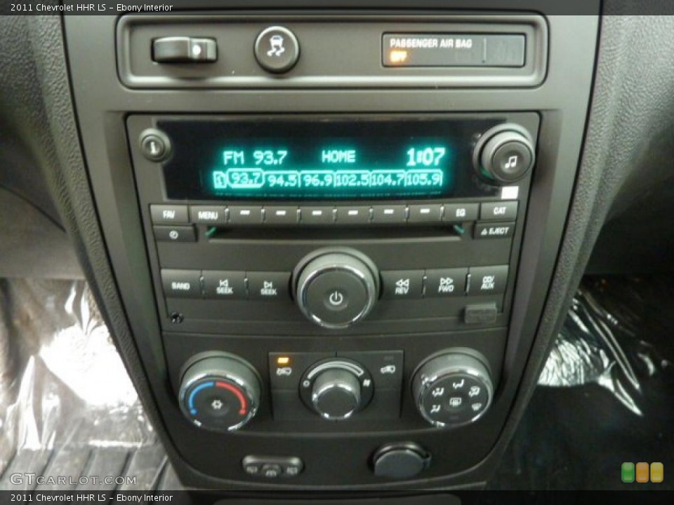 Ebony Interior Controls for the 2011 Chevrolet HHR LS #39306833
