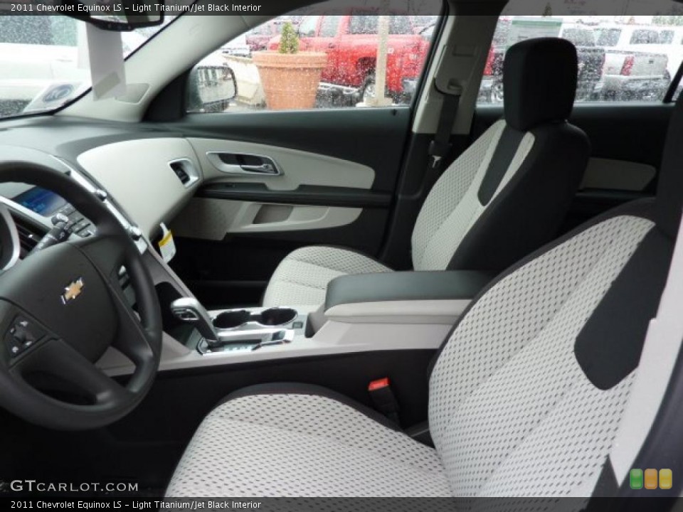 Light Titanium/Jet Black Interior Photo for the 2011 Chevrolet Equinox LS #39307277