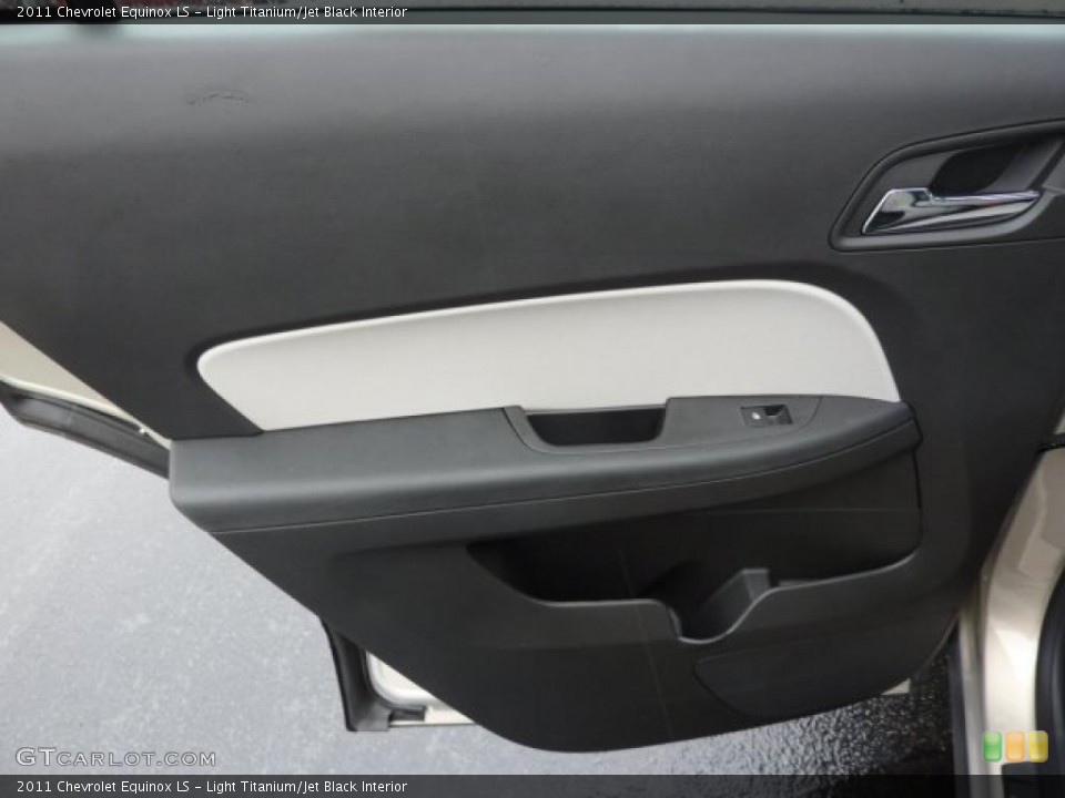 Light Titanium/Jet Black Interior Door Panel for the 2011 Chevrolet Equinox LS #39307417