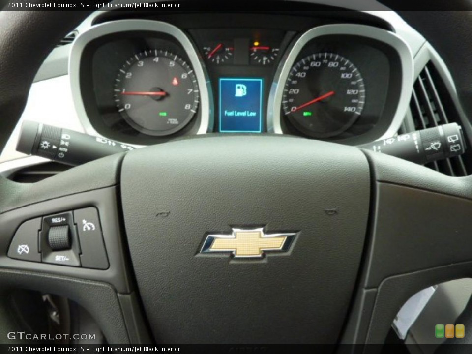 Light Titanium/Jet Black Interior Gauges for the 2011 Chevrolet Equinox LS #39307457
