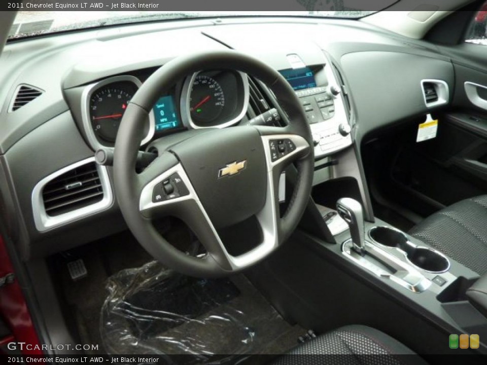 Jet Black Interior Prime Interior for the 2011 Chevrolet Equinox LT AWD #39307673