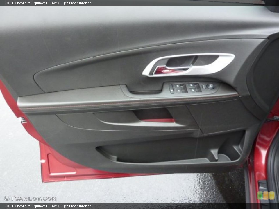 Jet Black Interior Door Panel for the 2011 Chevrolet Equinox LT AWD #39307689