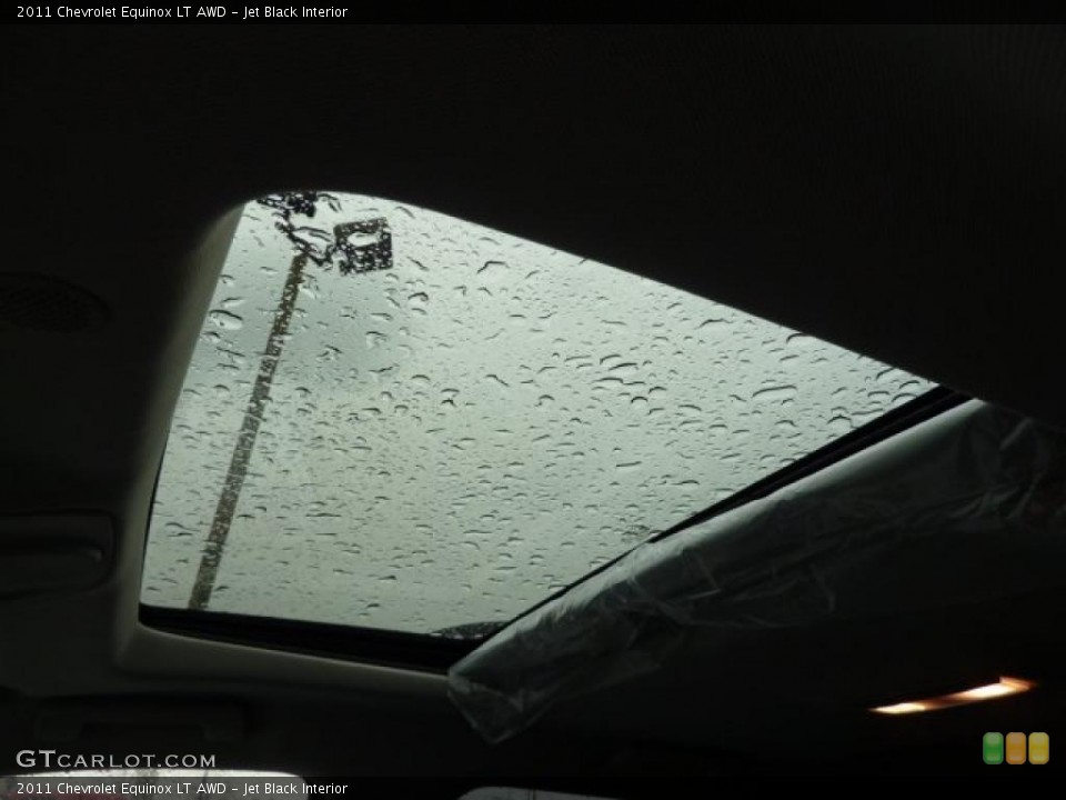 Jet Black Interior Sunroof for the 2011 Chevrolet Equinox LT AWD #39307705