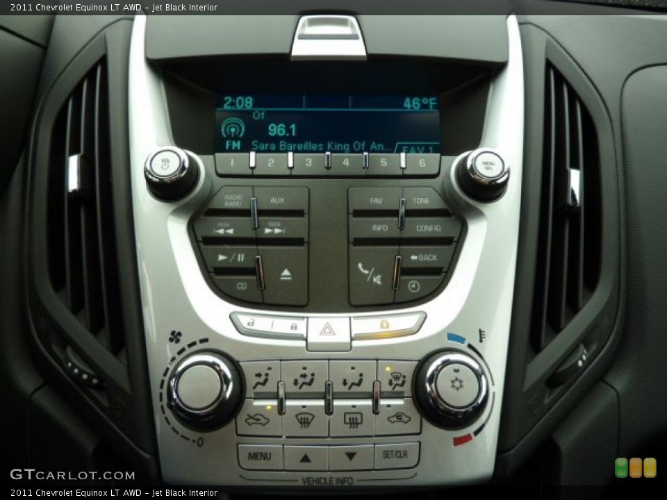 Jet Black Interior Controls for the 2011 Chevrolet Equinox LT AWD #39307745