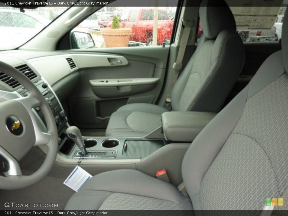 Dark Gray/Light Gray Interior Photo for the 2011 Chevrolet Traverse LS #39308221
