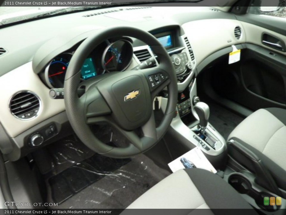 Jet Black/Medium Titanium Interior Dashboard for the 2011 Chevrolet Cruze LS #39310109