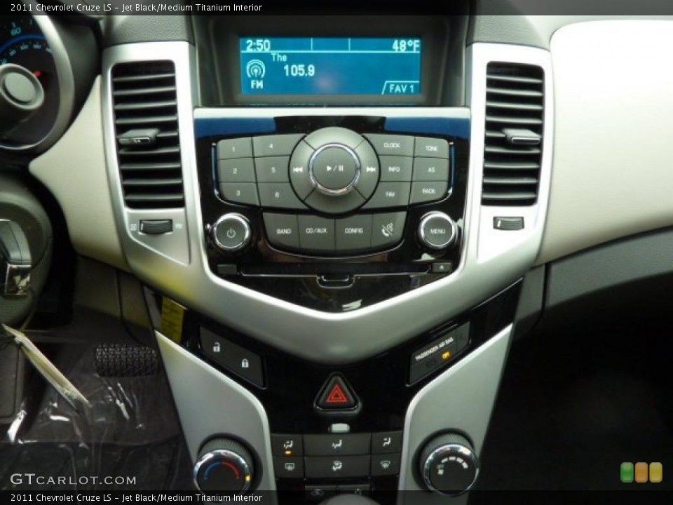 Jet Black/Medium Titanium Interior Controls for the 2011 Chevrolet Cruze LS #39310181