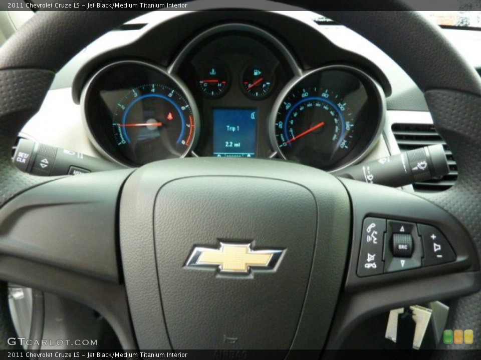 Jet Black/Medium Titanium Interior Gauges for the 2011 Chevrolet Cruze LS #39310197