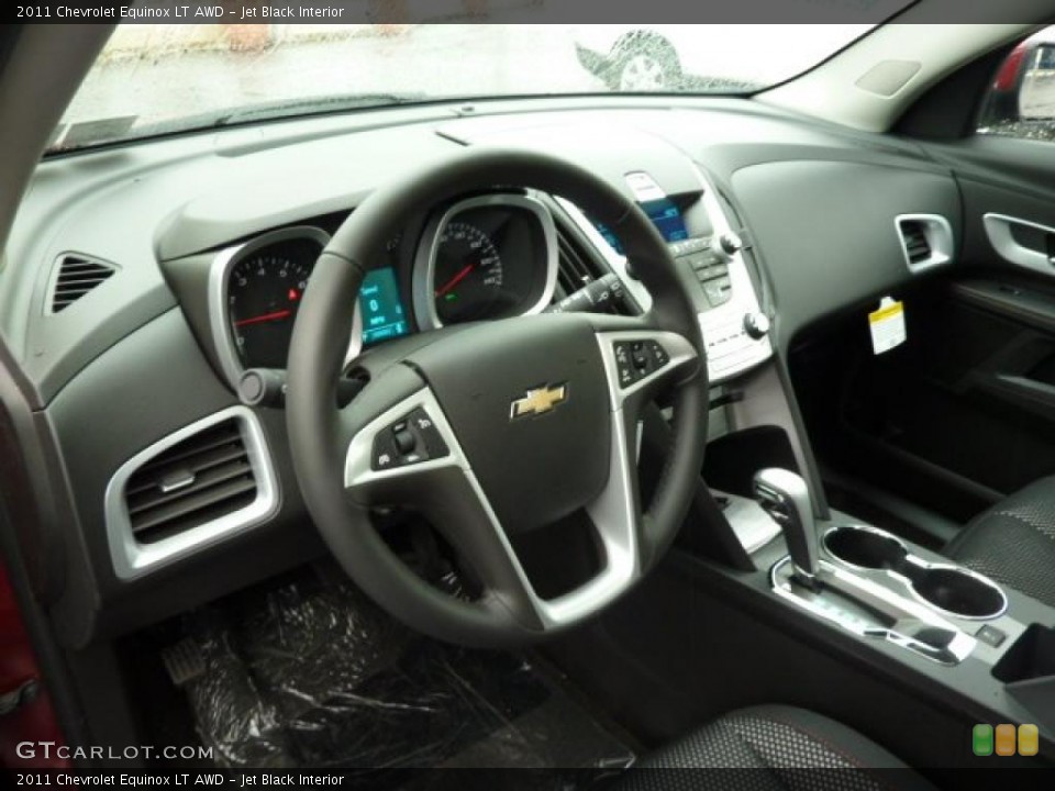 Jet Black Interior Dashboard for the 2011 Chevrolet Equinox LT AWD #39310421