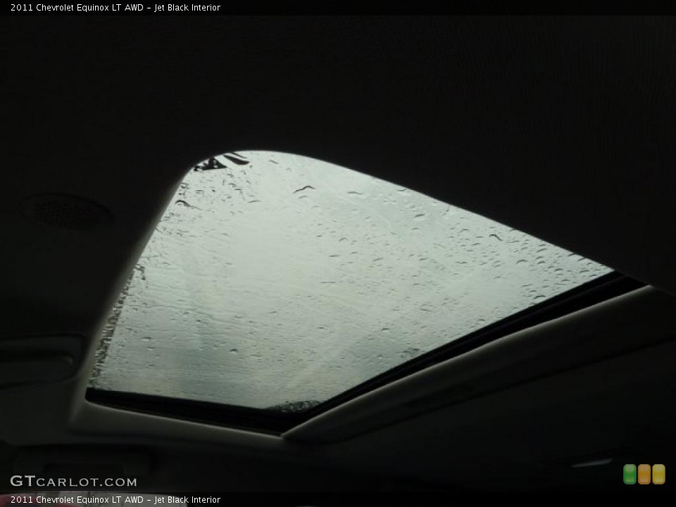 Jet Black Interior Sunroof for the 2011 Chevrolet Equinox LT AWD #39310449