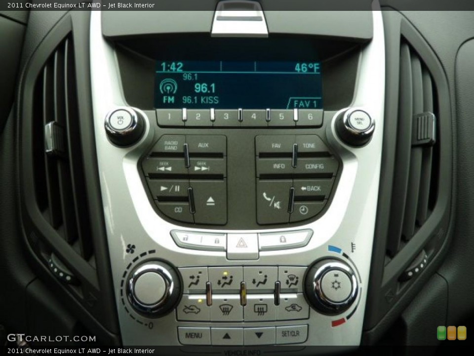 Jet Black Interior Controls for the 2011 Chevrolet Equinox LT AWD #39310493