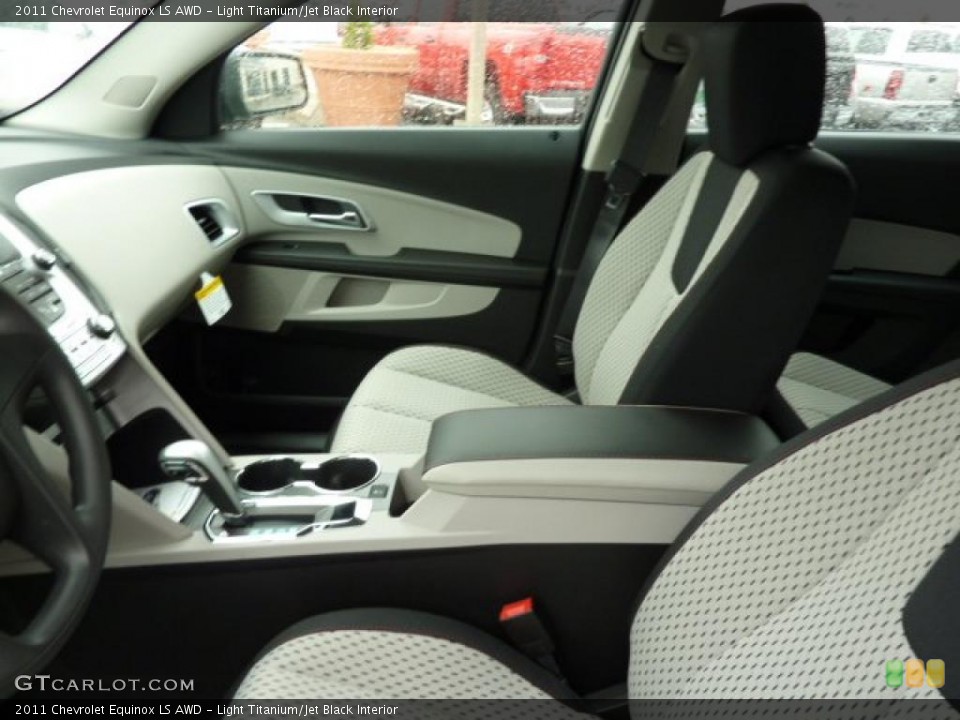 Light Titanium/Jet Black Interior Photo for the 2011 Chevrolet Equinox LS AWD #39310625