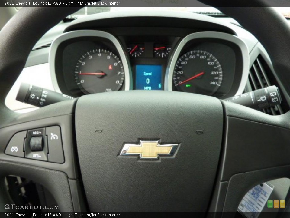 Light Titanium/Jet Black Interior Gauges for the 2011 Chevrolet Equinox LS AWD #39310817