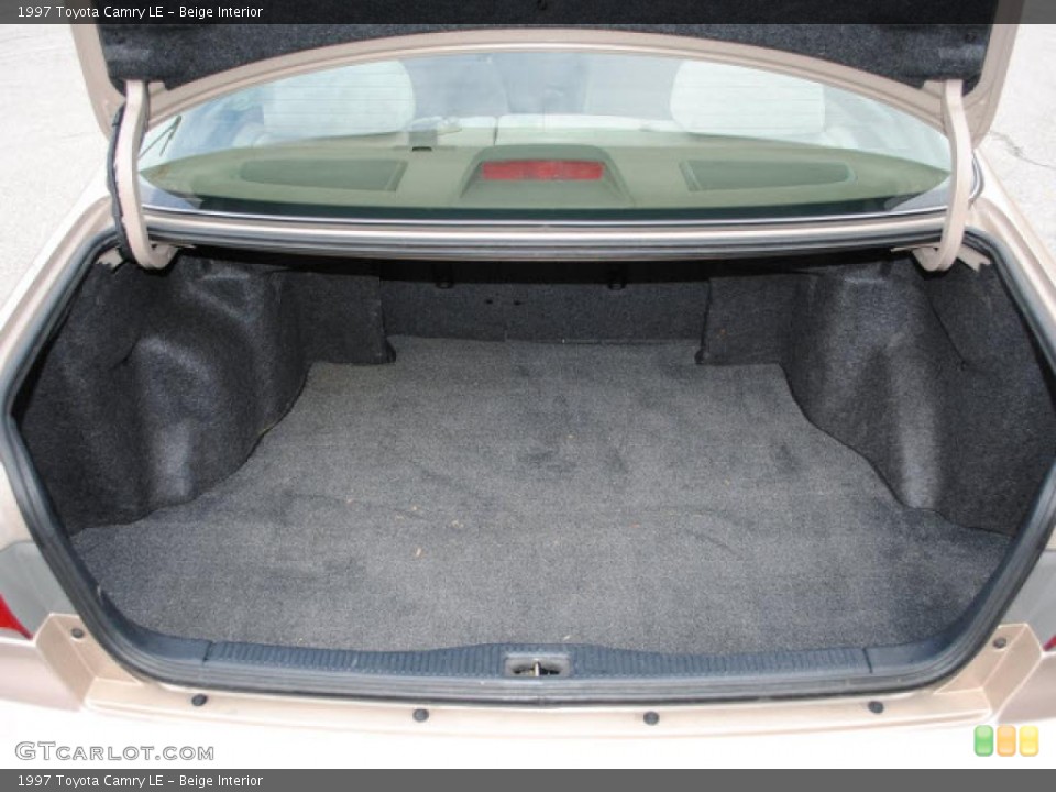Beige Interior Trunk for the 1997 Toyota Camry LE #39310901