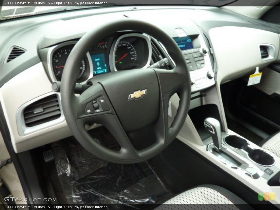 Light Titanium/Jet Black Interior Prime Interior for the 2011 Chevrolet Equinox LS #39311029