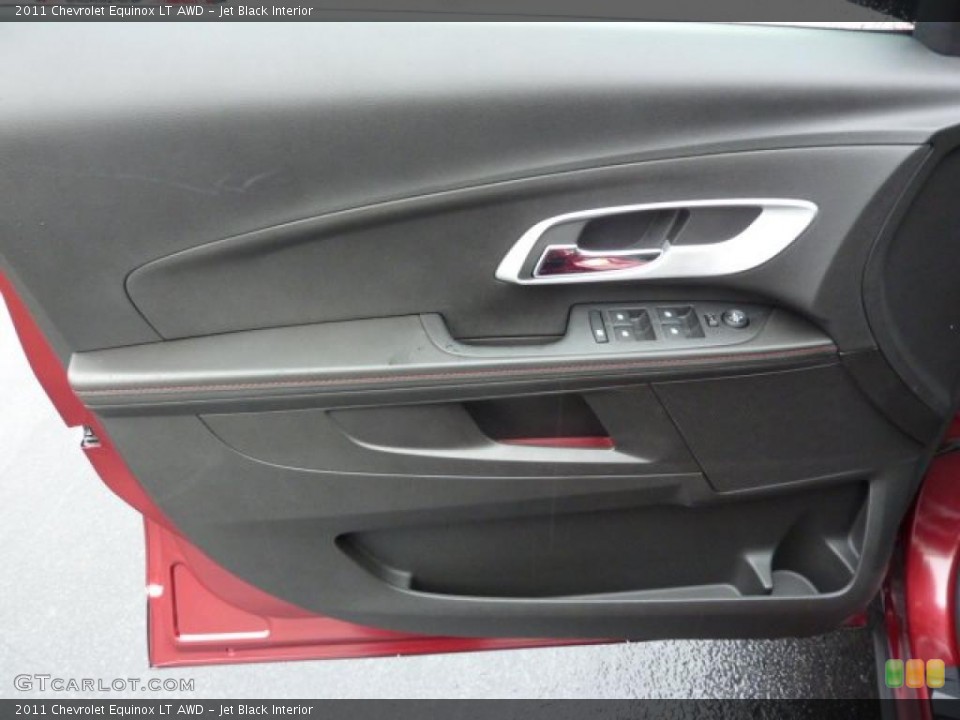 Jet Black Interior Door Panel for the 2011 Chevrolet Equinox LT AWD #39311353