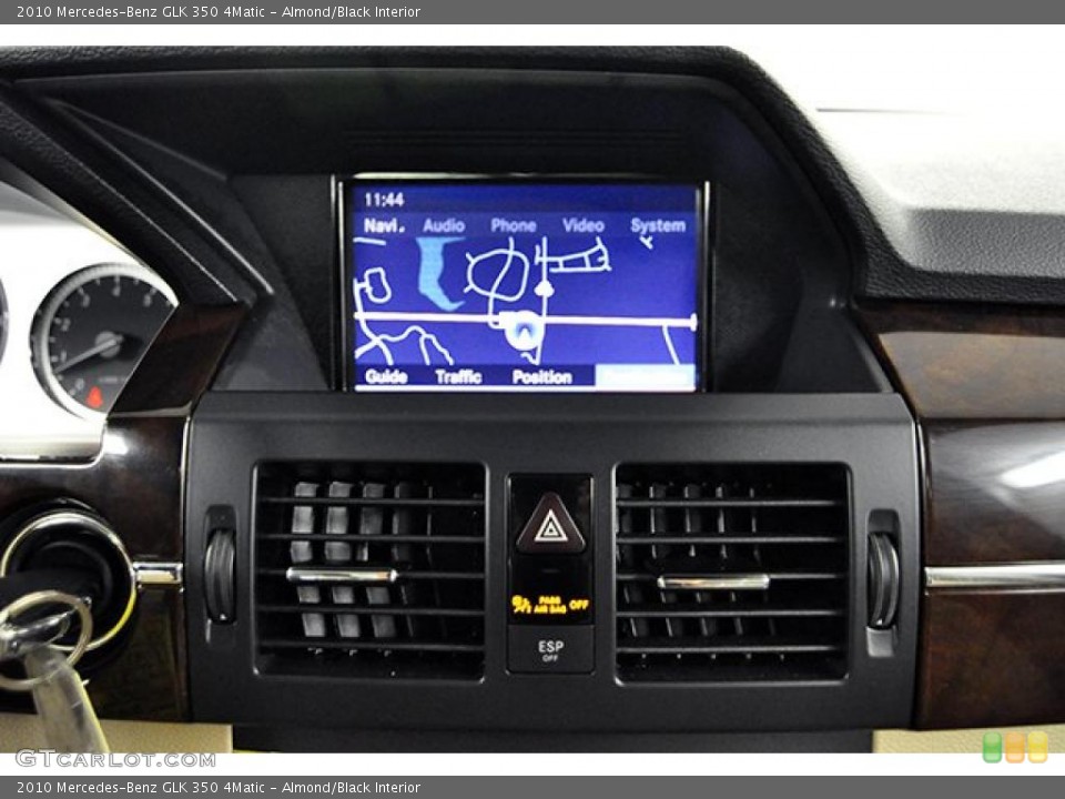 Almond/Black Interior Navigation for the 2010 Mercedes-Benz GLK 350 4Matic #39311429