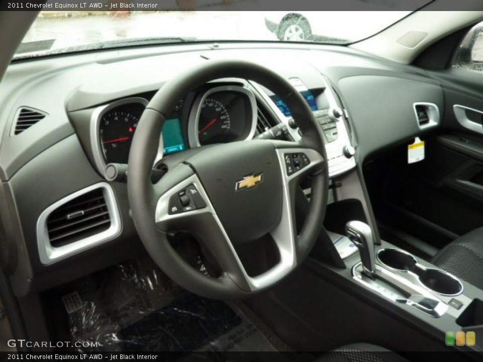Jet Black Interior Prime Interior for the 2011 Chevrolet Equinox LT AWD #39311649